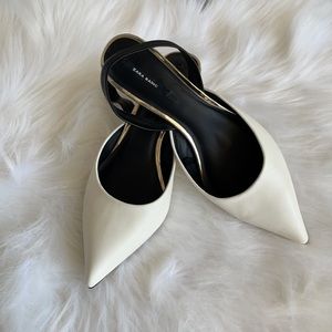 ZARA BASIC COLLECTION WHITE & BLACK SIZE 38